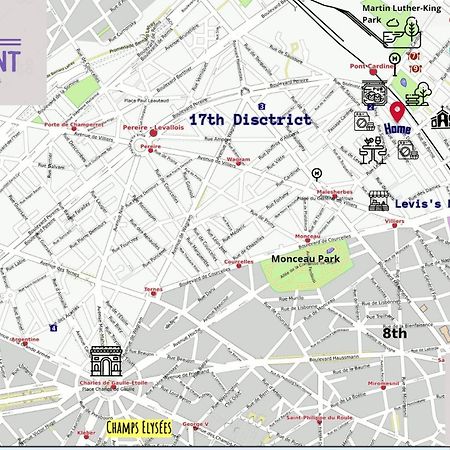 Studio Moderne Au Coeur De Paris Batignolles Ngoại thất bức ảnh